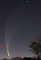 Posnetek kometa iz predmestja Canberre Red Hill, 21. januarja