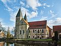 Juni: Ehemalige Stiftskriche St. Johannes Baptist in Langenhorst.