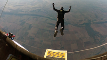 30 June 2018: Marc Hauser's free fall skydive into the jet stream nr Forbes/Australia.