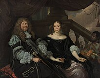 海軍軍人Jan van Amstelらの肖像画 (1671) ボイマンス・ファン・ベーニンヘン美術館