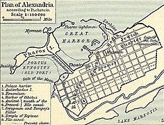 Map of Alexandria's Grand Harbour