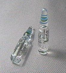 Ampoules containing pharmaceutical products Ampoule pharmaceutique.JPG