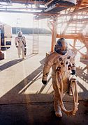 Волтер Шира предводи посаду Апола 7, 1968. године