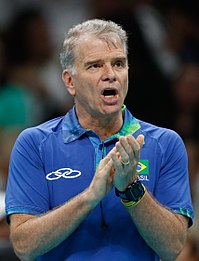 Former Brazil's volleyball team coach Bernardo Rezende (NOVO) from Rio de Janeiro