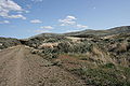 Die Saddle Mountains vom John Wayne Pioneer Trail mit Blick nach Südost auf den Boylston Tunnel