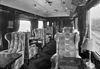 Interior of a first class coach belonging to the Rheingold in September 1930