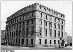 Gebäude im Zustand von 1951