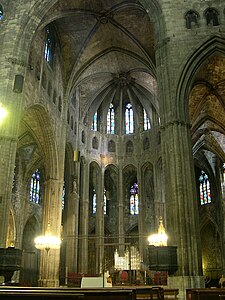 Interior de la catedral de Girona.