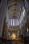 Harqe në korin e Katedrales Chartres, Chartres, Francë (2013)