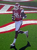 Gragg while with the Arkansas Razorbacks