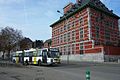 De ex-De Lijn 7411 (museumtrolley) tijdens testrit in Luik in februari 2010.