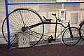 Una antigua bicicleta de seguridad (c.1879) en el Museo del Transporte de Coventry.