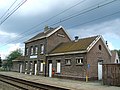 Oud stationsgebouw (in 2009 afgebroken)