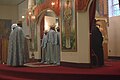 Rahip ve diyakozlar, St. Michael Etiyopya Ortodoks Tewahedo Kilisesi, Washington, DC.