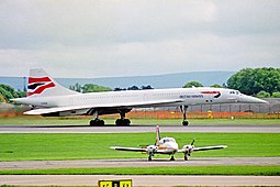 British Airwaysin Concorde