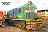 Locomotiva Diesel-Elétrica GE U10B (B-B) nº2206 da Transnordestina Logística S.A. em operação no Porto de Itaqui.