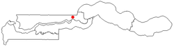 ファラフェニの位置の位置図