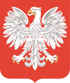 Wariant herbu PRL używany około 1959-1980