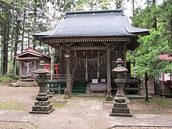 荒雄川神社里宮拝殿