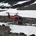 Helikopter ved Forskningsstationen