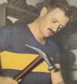 Javier Ambrois a Boca Juniors játékosaként 1958-ban.