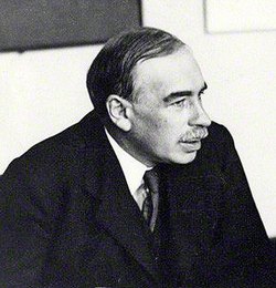 John Maynard Keynes vuonna 1933.