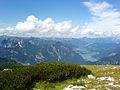 Blick vom Krippenstein in der Dachsteingruppe zum Hallstätter See.