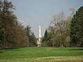 Minaret v Lednicko-valtickém areálu na Moravě