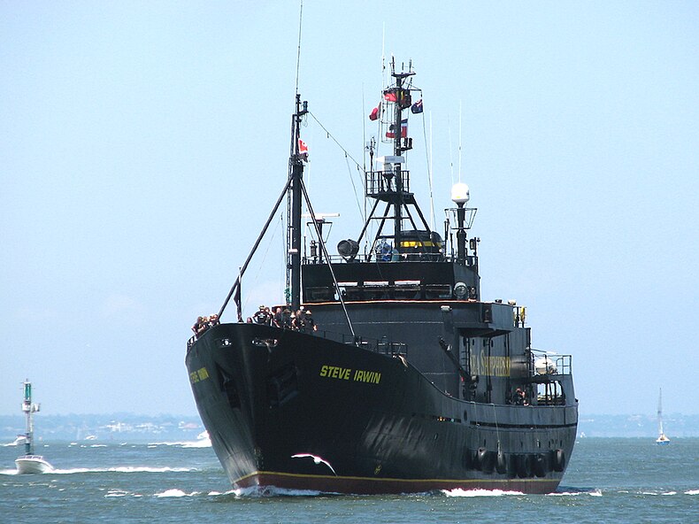 whale wars ships. The three ships of the Sea