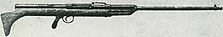 Drawing of the Mannlicher 1885 semi-automatic rifle by Ferdinand Mannlicher, one of the earliest semi-automatic rifle designs. Mannlicher-1885-semi-auto.jpg