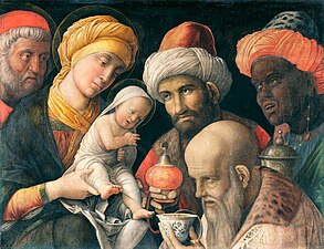 Andrea Mantegna, Adoration des mages, vers 1495-1505.