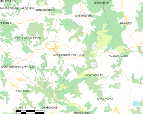 Poziția localității Saint-Julien-Chapteuil