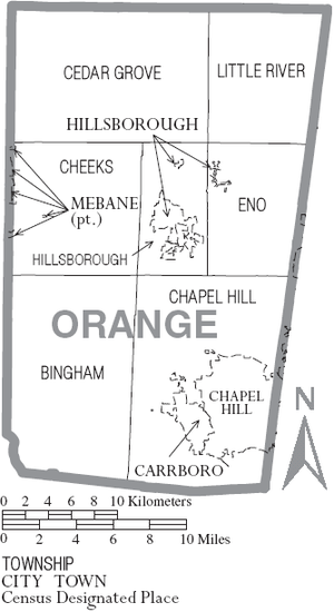 If you are not a registered voter in Orange County, you may register with the. a:  Orange County Board of Elections, P.O. Box 220, Hillsborough, N.C. 27278.