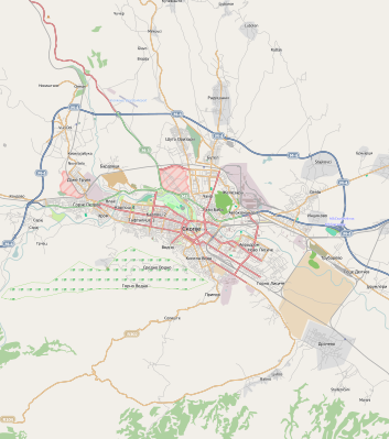 Location map Skoplje