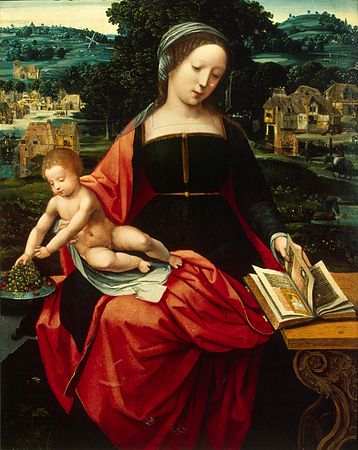 7 : Vierge à l'Enfant Jésus, The State Hermitage Museum, Saint-Pétersbourg, inv. ГЭ-4090.