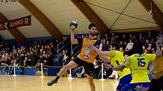 Match de Nationale 1 face à Montélimar en avril 2017.