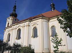 Farní kostel sv. Jana Křtitele v Městě Touškově