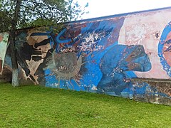 Mural "Contradicciones y lucha en Hidalgo" en Pachuca (1986).