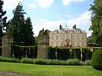 Gatepiers, Wall and Railings of Myton Hall to east