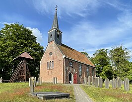 Dorpskerk en klokkenstoel