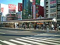岡山電気軌道岡山駅前駅。