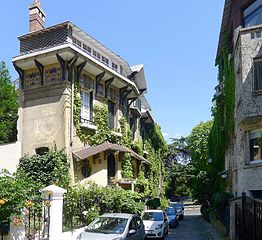 Entrée de la voie côté rue Nansouty.