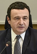 PM Albin Kurti during the first meeting of the Government of the Republic of Kosovo 3 (cropped).jpg