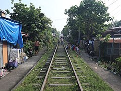 PNR Naga-Tabuco rail track
