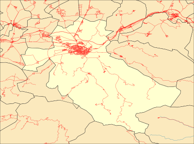 Mapa de localización de Ponferrada