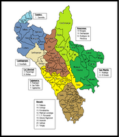 Map of North Macroregion by Provinces