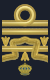 Rank insignia of ammiraglio di squadra of the Regia Marina (1936).svg