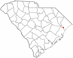 Location of Bucksport in South Carolina