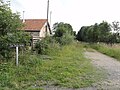 Entrée des Terres Fortes avec l'ancien ligne de tramway.