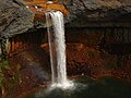 28/01/2009 - El Salto o Cascada del Agrio se encuentra muy cercano a la embocadura del río en el lago Caviahue. - Río Agrio